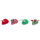 Beeztees Kerst Muizen Rood/Groen 4 st