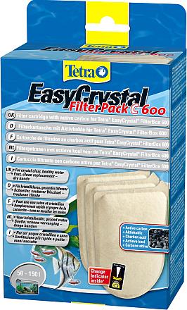 Tetra EasyCrystal filterpack koolstof C600 3 st