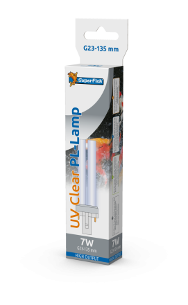 SuperFish UV PL Lamp <br>7 watt G23 - 105 mm