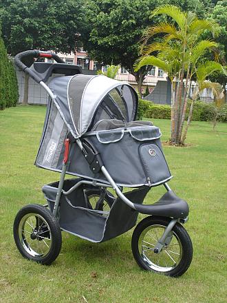 Innopet hondenbuggy Comfort AIR dark grey/light grey