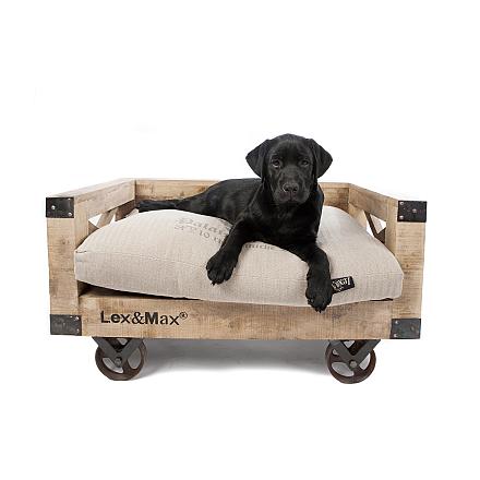 Lex & Max hondenbank op wielen