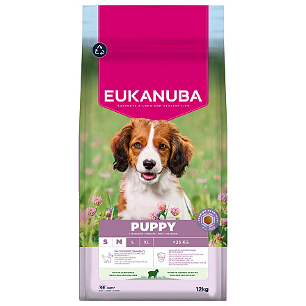 Eukanuba Hondenvoer Life Care Puppy S/M Lamb & Rice 12 kg