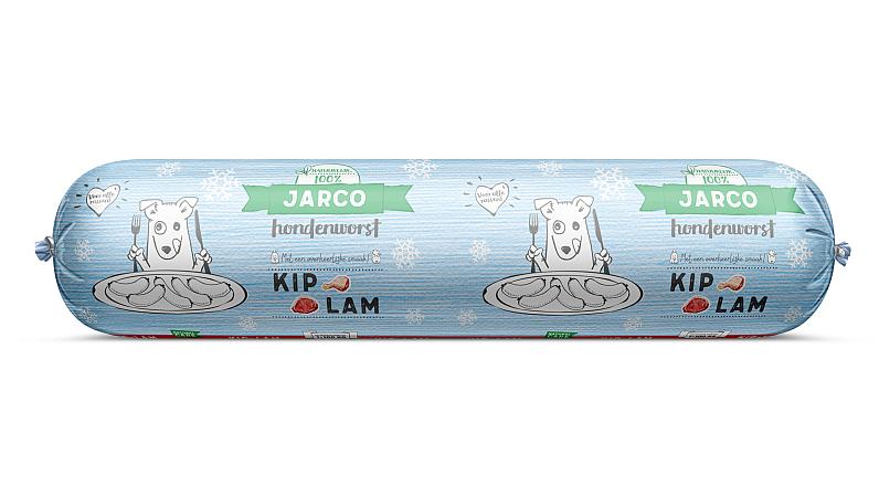 Jarco Diepvries Hondenworst Kip/Lam 600 gr