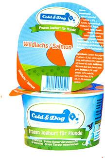 Cold & Dog Frozen Yoghurt zalm/wortel <br>90 ml